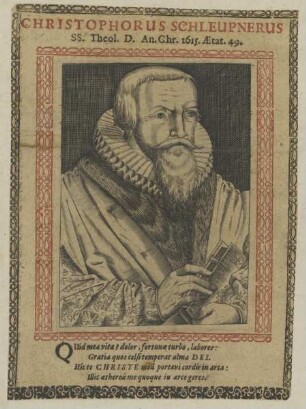 Bildnis des Christophorus Schleupnerus