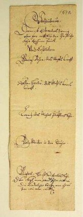 Verzeichnis über den Gottesdienstbesuch