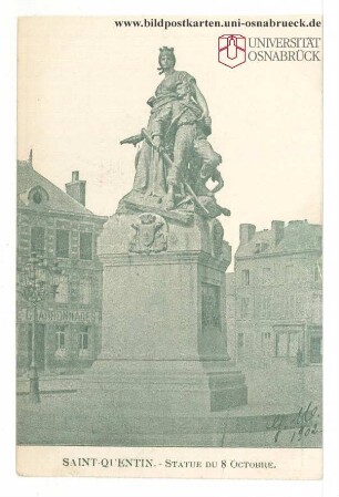Saint-Quentin - Statue du 8 Octobre