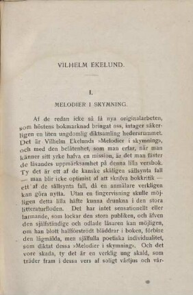 Vilhelm Ekelund.