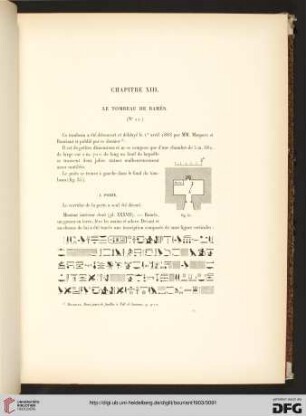XIII: Le tombeau de Ramès