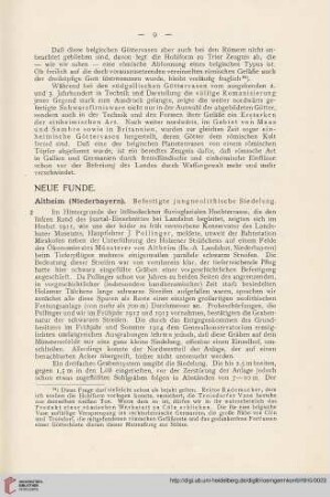 8: Altheim (Niederbayern), befestigte jungneolithische Siedelung