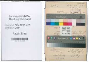 Entnazifizierung Ernst Rauch , geb. 14.08.1891 (Stadtinspektor)