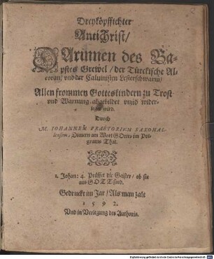 Dreyköpffichter Antichrist