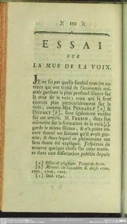Essai Sur La Mue De La Voix