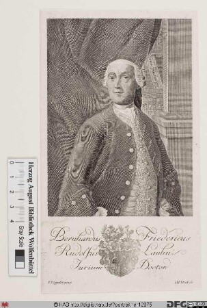 Bildnis Bernhard Friedrich Rudolf Lauhn