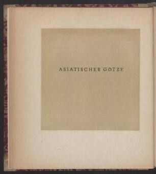 Asiatischer Götze