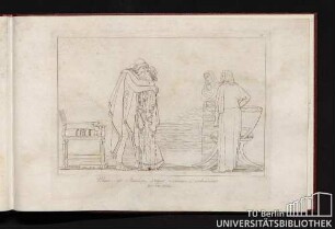 Ulisse et Pénélope s' etant reconnus s' embrassent. Hom. Ody. Ch. 23