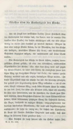33-48 Glossen über die Katholizität der Kirche