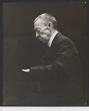 Porträtaufnahme Sergej V. Rachmaninov