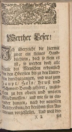 Werther Leser!
