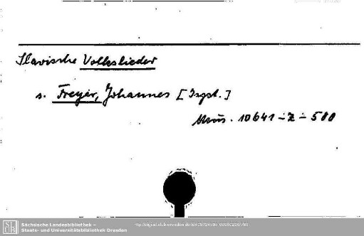 Volkslieder (Slavische)