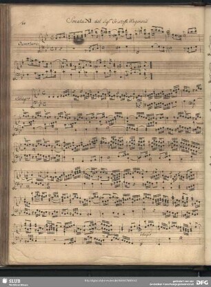 Sonata XI. ... Wagenseil