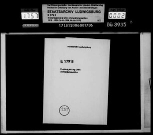 Besichtigung und Instandhaltung der Landesgrenze gegen Bayern im Oberamt Wangen