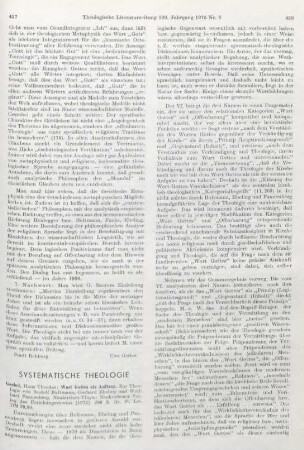457-461 [Rezension] Goebel, Hans Theodor, Wort Gottes als Auftrag