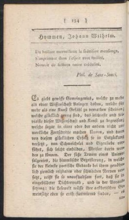 Hymmen, Johann Wilhelm