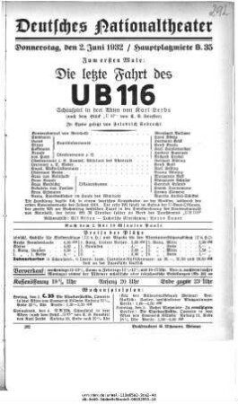 Die letzte Fahrt des U B 116