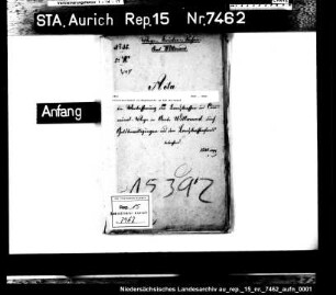 Staatszuschüsse zu Wegebauten im Amt Wittmund
