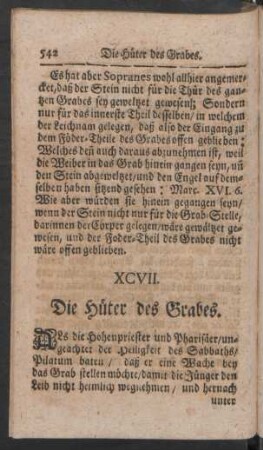 XCVII. Die Hüter des Grabes