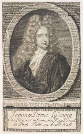 Bildnis des Joannes Petrus Ludewig