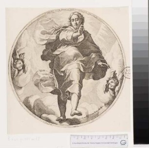 Jesus Christus auf den Wolken