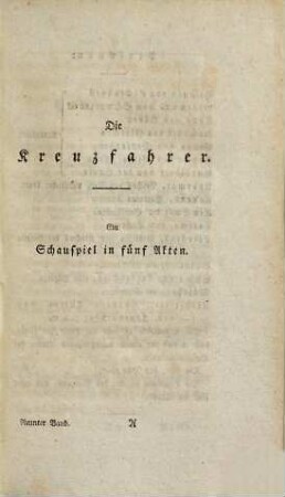 Neue Schauspiele, 9
