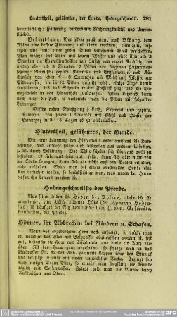Hörner, ihr Abbrechen bei Rindern u. Schafen