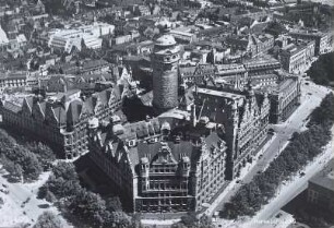 Neues Rathaus Leipzig : Blickrichtung Nordosten