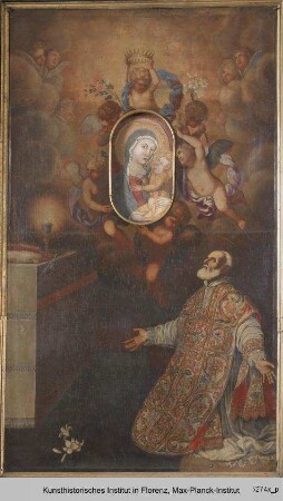 Philippus Neri mit Madonna