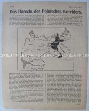Propagandablatt des Fichte-Bundes mit Polemik gegen den Versailler Vertrag (Nr. 171)