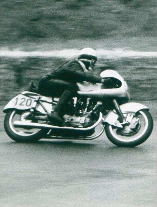 AVUS-Motorradrennen 1953. Kategorie A Klasse bis 250 ccm