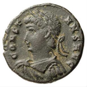 Münze, Aes 4, 337 - 340 n. Chr.