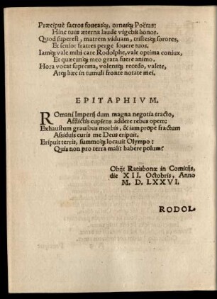 Epitaphium.