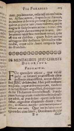 103-132, De Mentalibus Doloribus Jesu Christi.