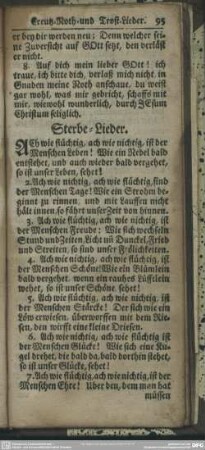 Sterbe-Lieder