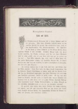 Neunzehntes Kapitel. Rath und Hülfe.