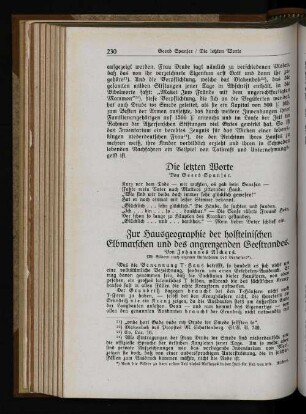 Die letzten Worte