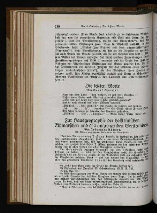 Die letzten Worte