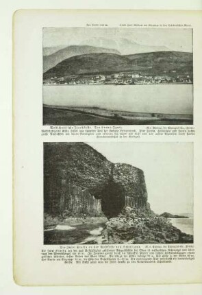 Die Insel Staffa an der Westküste von Schottland