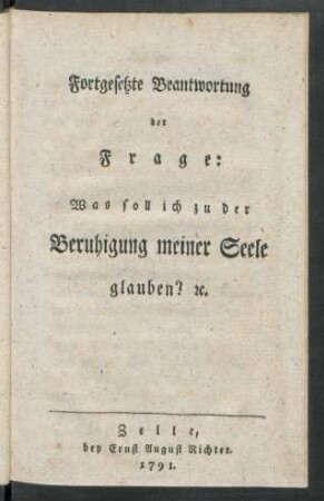 Fortsetzung