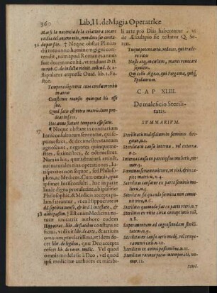 Cap XLIII. De maleficio Sterilitatis