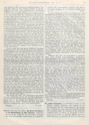 67-68 [Rezension] Köberle, Justus, Die Motive des Glaubens an die Gebetserhörung im Alten Testament