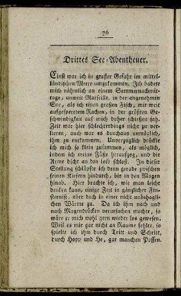 Drittes See-Abentheuer