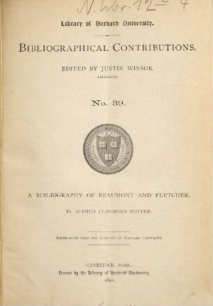 Bibliographical contributions, 3