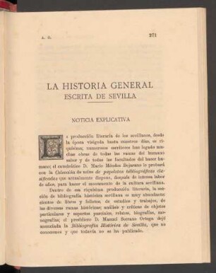 La historia general escrita de Sevilla
