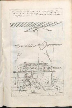 Tornvs Novvs Et Geometricvs, Ad Redvcendvm In Formam Ovalem Qvem Libet Cylindrum, Et Convm ... Ex Omni Materia Tornatili-