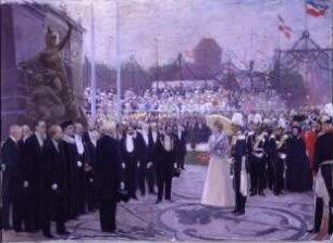 Enthüllung des Kaiser-Wilhelm-Denkmals in Hamburg-Altona