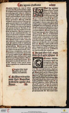 Liber de agone christiano
