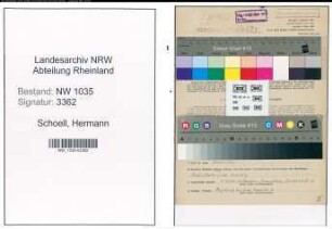 Entnazifizierung Hermann Schoell , geb. 13.10.1890 (Ingenieur)