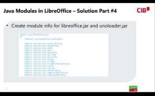 LibreOffice Extensions with Java Module support